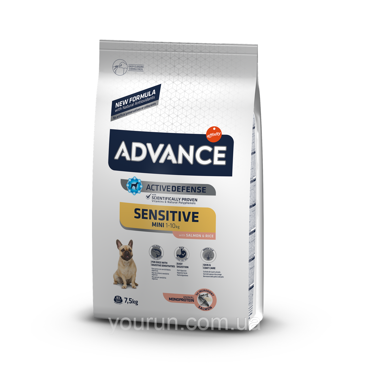 Advance Mini Sensitive корм для взрослых собак мини пород, склонных к пищевой аллергии 7,5кг
Advance Mini Sensitive корм для взрослых собак мини пород, склонных к пищевой аллергии 7,5кг