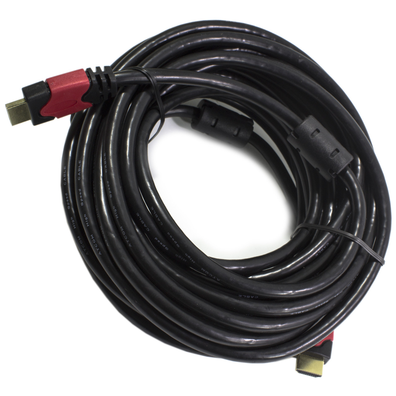 Кабель Atcom HDMI-HDMI 10м Red+Black для подключения монитора мультимедийных устройств
Кабель Atcom HDMI-HDMI 10м Red+Black для подключения монитора мультимедийных устройств