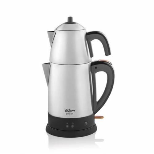 Электрический чайник двойной для турецкого чая Arzum Bollento AR 3051 1800 Вт с чайным фильтром
Электрический чайник двойной для турецкого чая Arzum Bollento AR 3051 1800 Вт с чайным фильтром