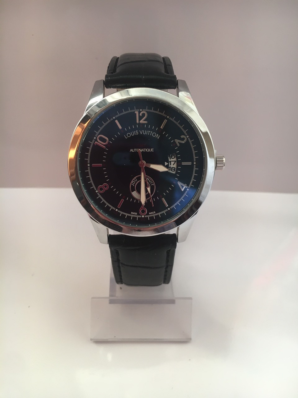 Мужские наручные часы Louis Vuitton (Луи Виттон), серебристо-черный цвет ( код: IBW180SB )
Мужские наручные часы Louis Vuitton (Луи Виттон), серебристо-черный цвет ( код: IBW180SB )