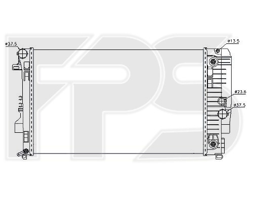 Радиатор охлаждения двигателя Mercedes-Benz Vito / Viano W639 (Nissens) FP 46 A77-X
Радиатор охлаждения двигателя Mercedes-Benz Vito / Viano W639 (Nissens) FP 46 A77-X