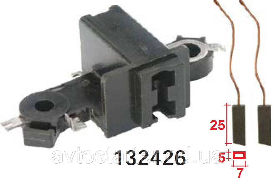Щетки генератора NISSAN King Cab Pick Up Terrano 2.7 TD ISUZU Gemini 1.5 D OPEL Corsa A 1.5 D
Щетки генератора NISSAN King Cab Pick Up Terrano 2.7 TD ISUZU Gemini 1.5 D OPEL Corsa A 1.5 D