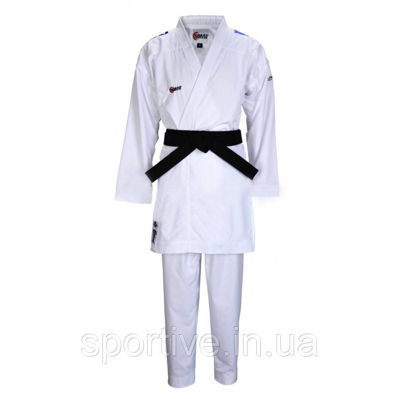 Кимоно для каратэ SMAI WKF "JIN KUMITE GI ELITE" Karate Premier League (синие полосы на плечах) 6 (190), Белый
Кимоно для каратэ SMAI WKF "JIN KUMITE GI ELITE" Karate Premier League (синие полосы на плечах) 6 (190), Белый