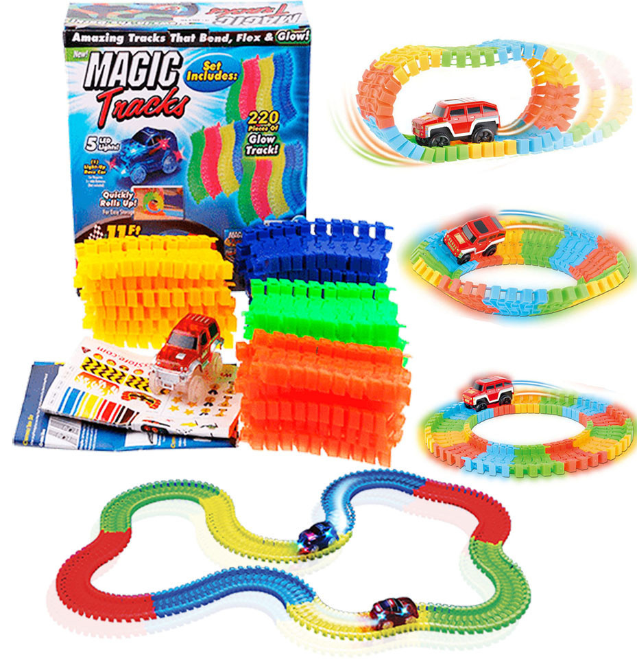 Magic Tracks 220 Деталей /Гибкая автомобильная гоночная трасса Меджик Трек/ Игрушка автотрек
Magic Tracks 220 Деталей /Гибкая автомобильная гоночная трасса Меджик Трек/ Игрушка автотрек