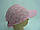 Косынка детская розовая с козырьком, фото 4