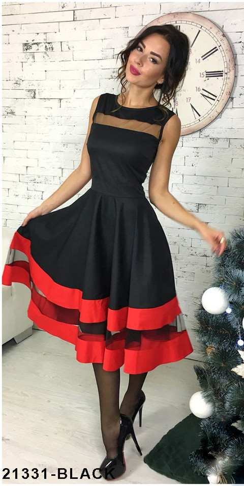 Хит продаж! Элегантное кукольное платье со вставками из сетки Stefani XL, Black
Хит продаж! Элегантное кукольное платье со вставками из сетки Stefani XL, Black