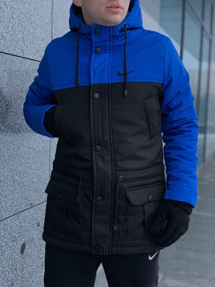Парка мужская зимняя Winter Parka с капюшоном, теплая куртка удлиненная черно-синяя
Парка мужская зимняя Winter Parka с капюшоном, теплая куртка удлиненная черно-синяя