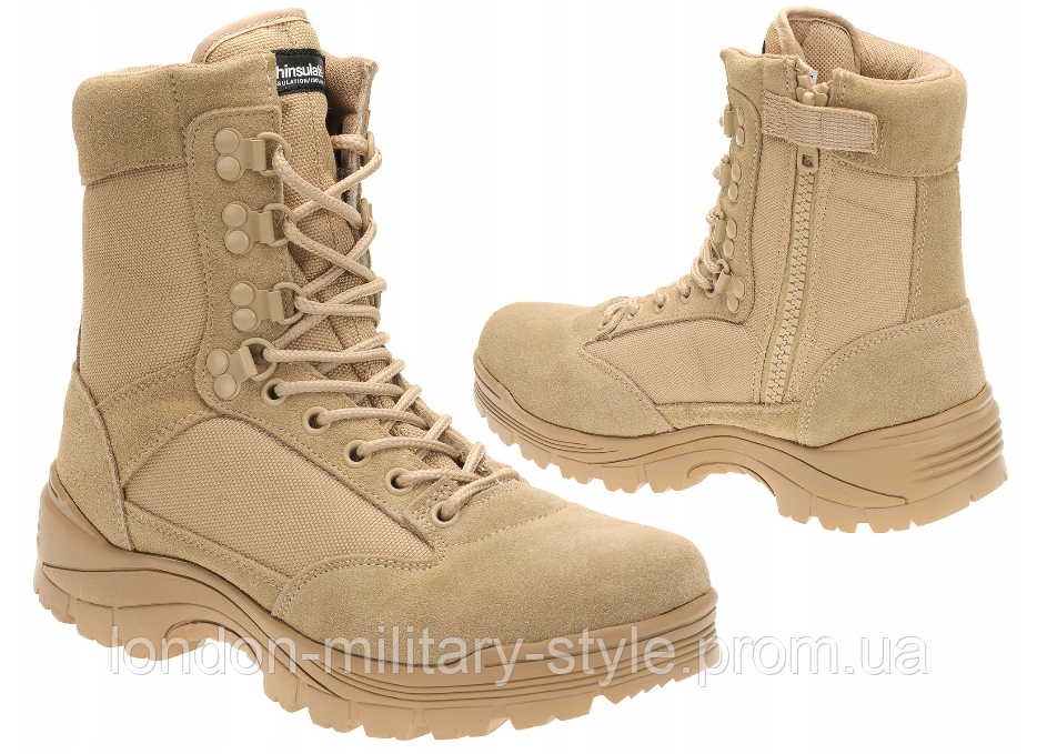 Берцы Ботинки тактические Tactical BOOT ZIPPER YKK Thinsulate MIL-TEC Германия COYOTE, 44
Берцы Ботинки тактические Tactical BOOT ZIPPER YKK Thinsulate MIL-TEC Германия COYOTE, 44