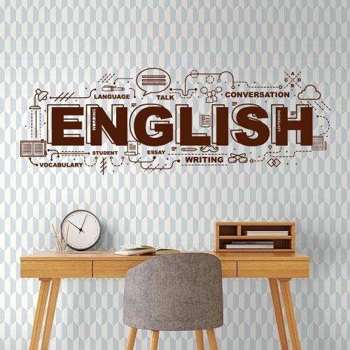 Наклейка надпись English Интерьерная текстовая (английские буквы слова символы) глянцевая 1100х390 мм, Разные цвета
Наклейка надпись English Интерьерная текстовая (английские буквы слова символы) глянцевая 1100х390 мм, Разные цвета