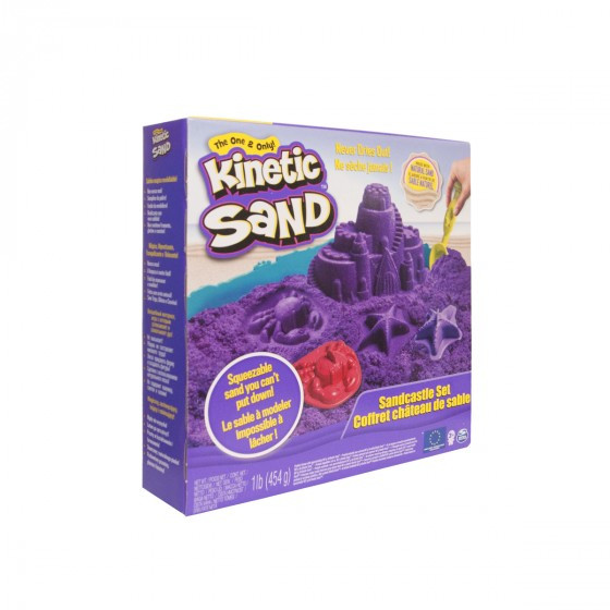 Набор песка для детского творчества - KINETIC SAND ЗАМОК ИЗ ПЕСКА (фиолетовый, 454 г, формочки, лото
Набор песка для детского творчества - KINETIC SAND ЗАМОК ИЗ ПЕСКА (фиолетовый, 454 г, формочки, лото