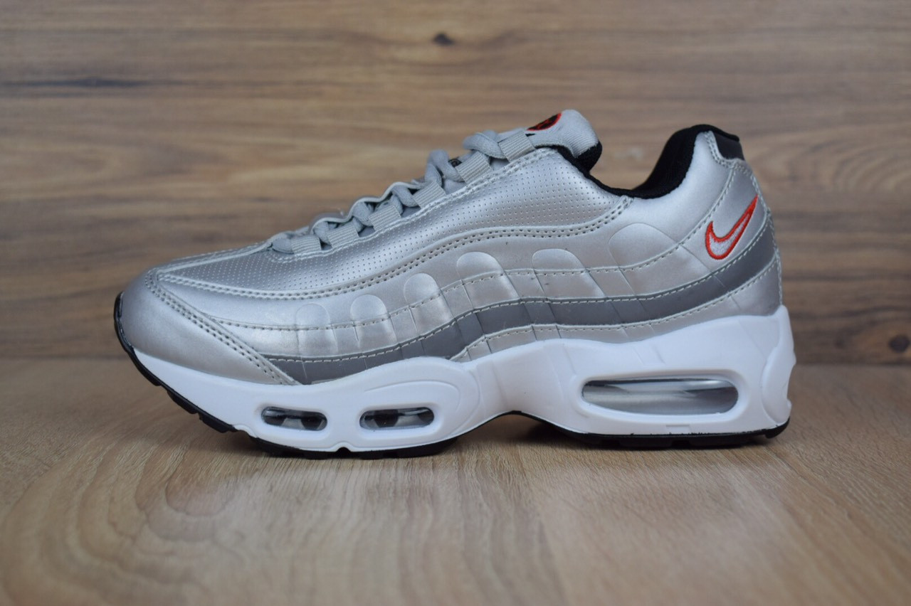 Кроссовки женские Nike Air Max 95 в стиле Найк Аер Макс, натуральная кожа, текстиль код OD-2697. Серебристые
Кроссовки женские Nike Air Max 95 в стиле Найк Аер Макс, натуральная кожа, текстиль код OD-2697. Серебристые