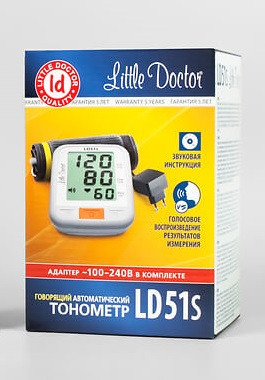 Говорящий тонометр Little Doctor LD-51S автоматический на плечо с адаптером гарантия 5 лет
Говорящий тонометр Little Doctor LD-51S автоматический на плечо с адаптером гарантия 5 лет