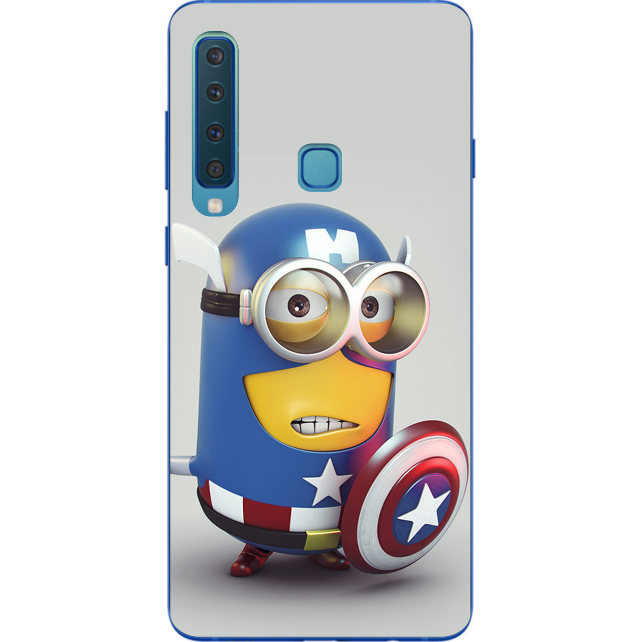 Чехол силиконовый для Samsung Galaxy A9 2018 с картинкой Миньон капитан Америка, Разные цвета
Чехол силиконовый для Samsung Galaxy A9 2018 с картинкой Миньон капитан Америка, Разные цвета