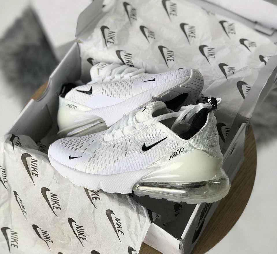 Air Max 270 White | кроссовки женские и мужские; летние; белые; найк 8us - 39eur - 25cm, Белый
Air Max 270 White | кроссовки женские и мужские; летние; белые; найк 8us - 39eur - 25cm, Белый