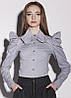 Блуза женская нарядная с присобранными рукавами KR-SS12/11