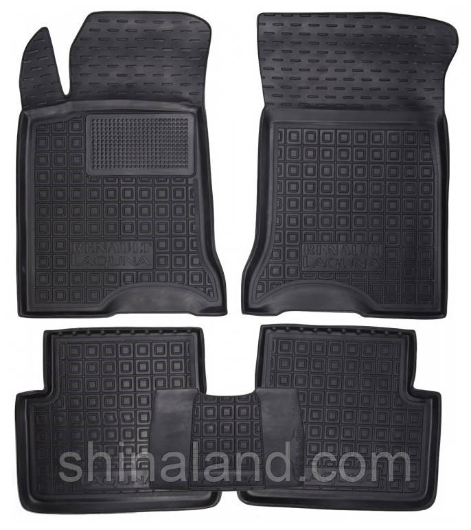 Коврики в салон Renault Laguna II 2001 - 2007 черные, полиуретановые (Avto-Gumm) - комплект (4 шт.) +, Черный
Коврики в салон Renault Laguna II 2001 - 2007 черные, полиуретановые (Avto-Gumm) - комплект (4 шт.) +, Черный