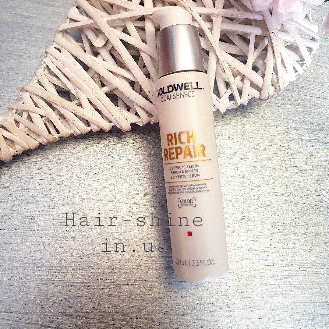 Сыворотка для сухих и поврежденных волос Goldwell Dualsenses Rich Repair 6 Effects Serum 100 мл
Сыворотка для сухих и поврежденных волос Goldwell Dualsenses Rich Repair 6 Effects Serum 100 мл