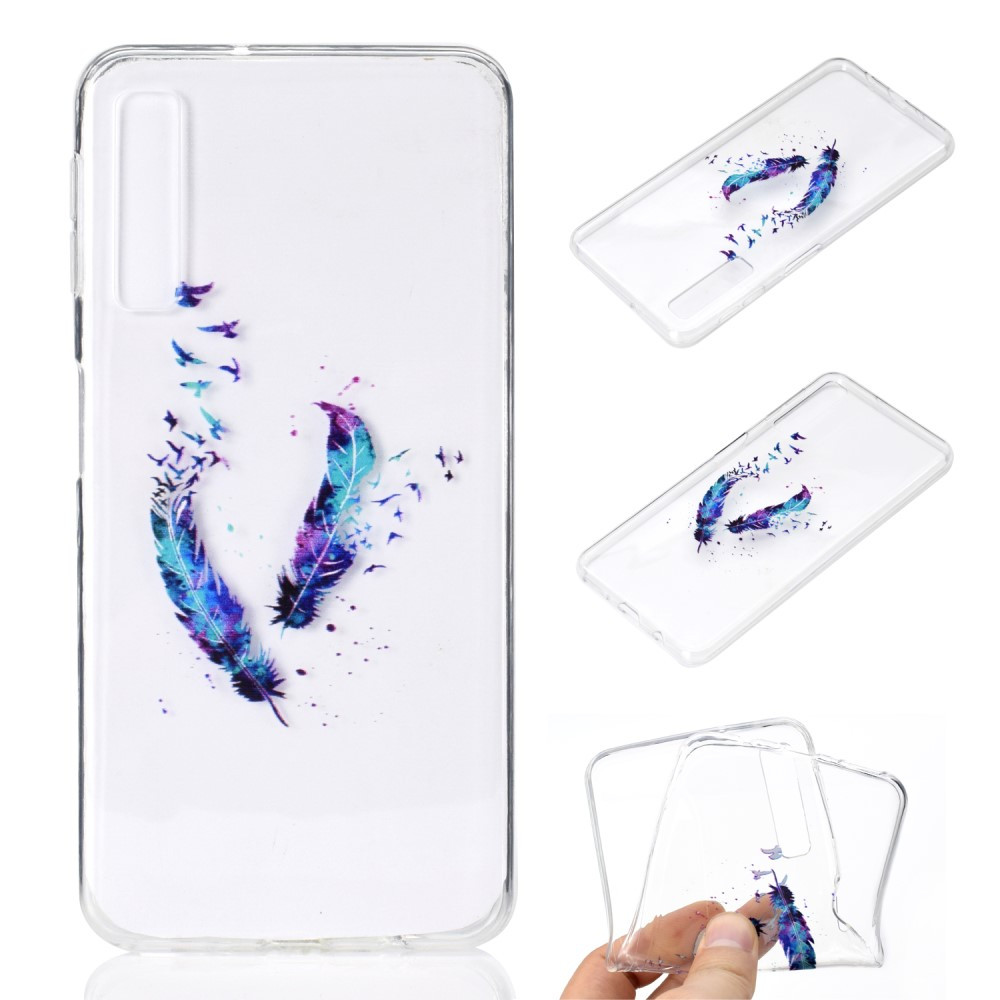 Чехол накладка для Samsung Galaxy A7 2018 A750F силиконовый, Разноцветные перья и птицы
Чехол накладка для Samsung Galaxy A7 2018 A750F силиконовый, Разноцветные перья и птицы