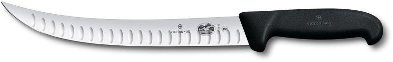 Акция! Кухонный нож Victorinox Fibrox Butcher 25см узкое рифл. с чёрной ручкой (57223.25) [Скидка 5% при
Акция! Кухонный нож Victorinox Fibrox Butcher 25см узкое рифл. с чёрной ручкой (57223.25) [Скидка 5% при