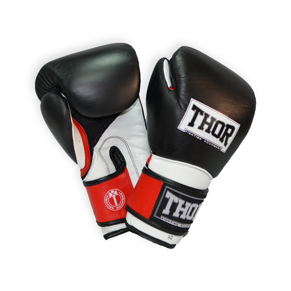 Перчатки боксерские штучная кожа THOR PRO KING (PU) BLK-RED-WHT прочные, черного цвета 14
Перчатки боксерские штучная кожа THOR PRO KING (PU) BLK-RED-WHT прочные, черного цвета 14