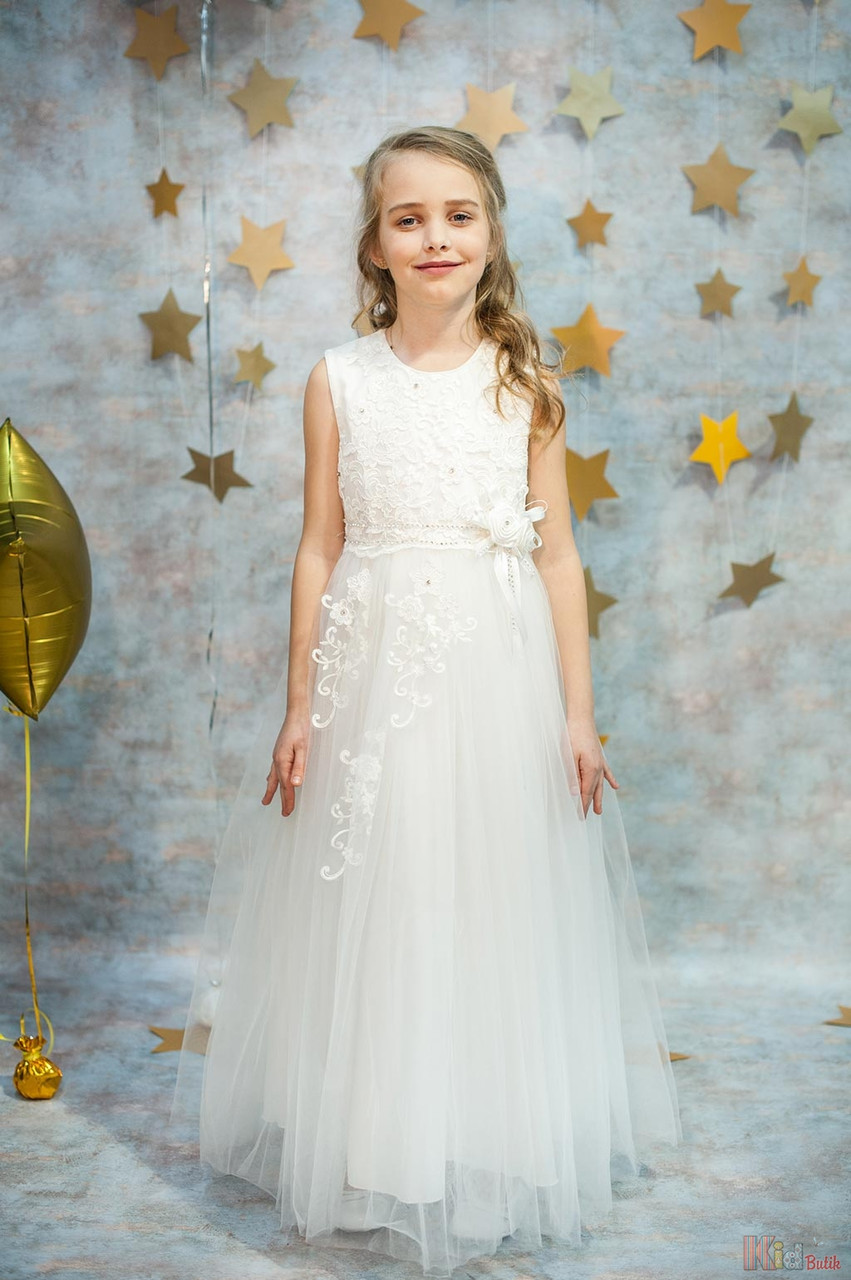 Платье нарядное для девочки с аппликацией (140 см.) Miss Lucia 2125000530420, Белый
Платье нарядное для девочки с аппликацией (140 см.) Miss Lucia 2125000530420, Белый
