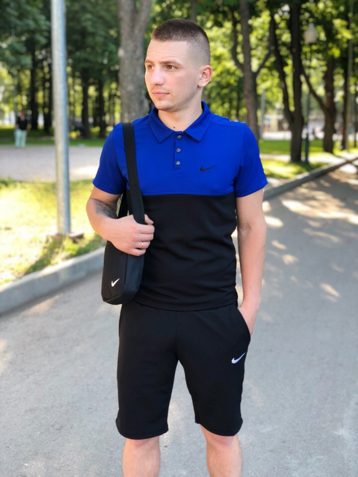 Мужской комплект Polo.Футболка Nike Электрик/Черная + Шорты Nike.В подарок барсетка Nike
Мужской комплект Polo.Футболка Nike Электрик/Черная + Шорты Nike.В подарок барсетка Nike