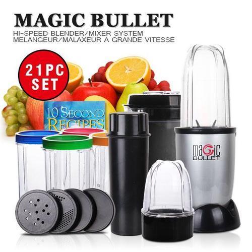 Кухонный комбайн Magic Bullet 250Вт Мэджик Буллет, кухонный комбайн 21 предмет, металл
Кухонный комбайн Magic Bullet 250Вт Мэджик Буллет, кухонный комбайн 21 предмет, металл