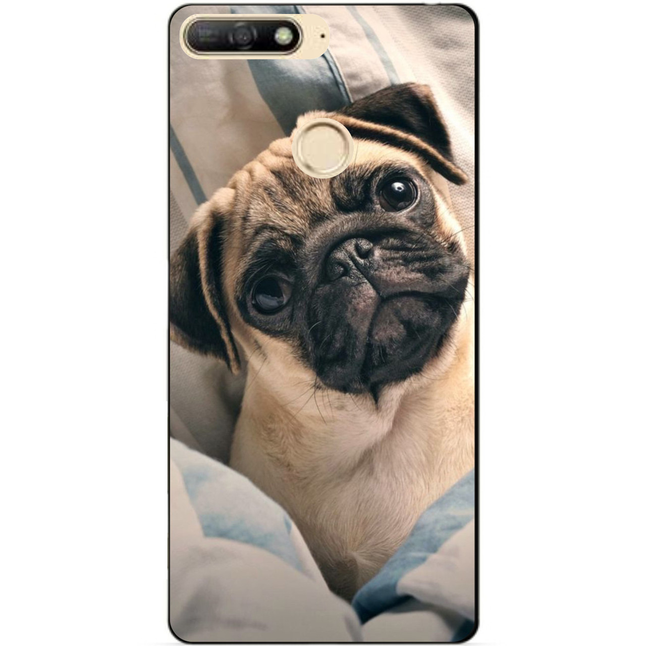 Силиконовый бампер чехол для Huawei Y6 Prime 2018 с рисунком Мопс фото, Разные цвета
Силиконовый бампер чехол для Huawei Y6 Prime 2018 с рисунком Мопс фото, Разные цвета