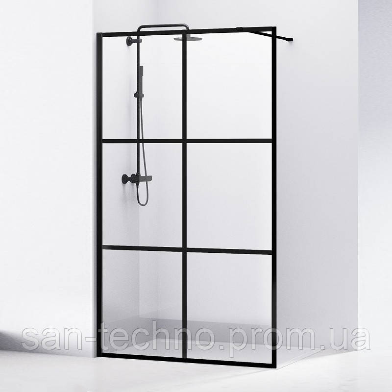 Malla Negra стенка Walk-In 1000*2000*8mm в комплекте с держателем, профиль черный матовый
Malla Negra стенка Walk-In 1000*2000*8mm в комплекте с держателем, профиль черный матовый