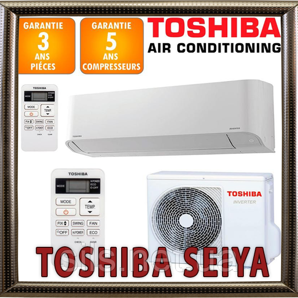 Кондиционер Toshiba RAS-B13TKVG-UA / RAS-13TAVG-UA до 35 кв.м. инверторный (-15С) серия Toshiba Seiya
Кондиционер Toshiba RAS-B13TKVG-UA / RAS-13TAVG-UA до 35 кв.м. инверторный (-15С) серия Toshiba Seiya