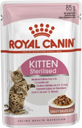 Влажный корм Royal Canin (Роял Канин) для стерилизованных котят в возрасте от 6 до 12 месяцев, 85гx12 шт
Влажный корм Royal Canin (Роял Канин) для стерилизованных котят в возрасте от 6 до 12 месяцев, 85гx12 шт