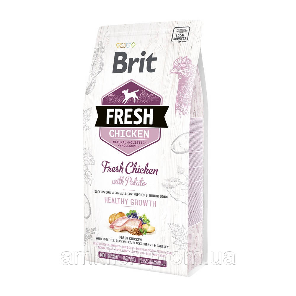 Brit Fresh Chicken with Potato Puppy сухой корм для щенков с курицей и картофелем 2,5кг
Brit Fresh Chicken with Potato Puppy сухой корм для щенков с курицей и картофелем 2,5кг