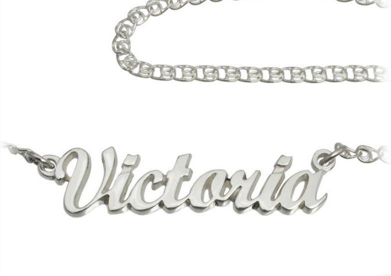 Серебряный именной кулон Виктория Victoria цепочкой - подарок с мыслями о конкретном человеке
Серебряный именной кулон Виктория Victoria цепочкой - подарок с мыслями о конкретном человеке
