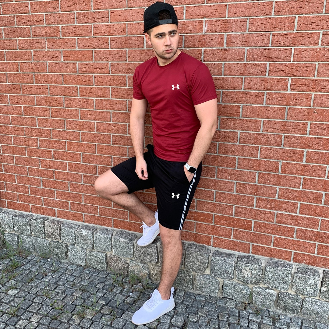 Комплект мужской футболка и шорты Under Armour в стиле Андер Армур, 100% хлопок, код OS-0335. Красный с черным L
Комплект мужской футболка и шорты Under Armour в стиле Андер Армур, 100% хлопок, код OS-0335. Красный с черным L