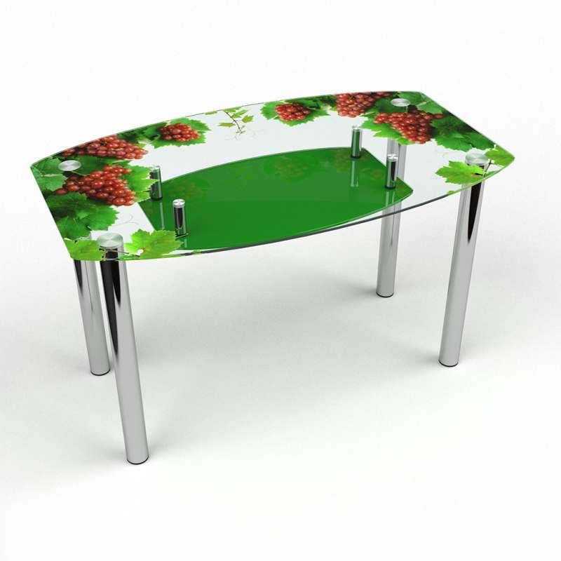 Стол кухонный стеклянный Бочка с полкой Bacche verdi 91х61 *Эко (БЦ-стол ТМ) 120х75, Зеленый/красный
Стол кухонный стеклянный Бочка с полкой Bacche verdi 91х61 *Эко (БЦ-стол ТМ) 120х75, Зеленый/красный