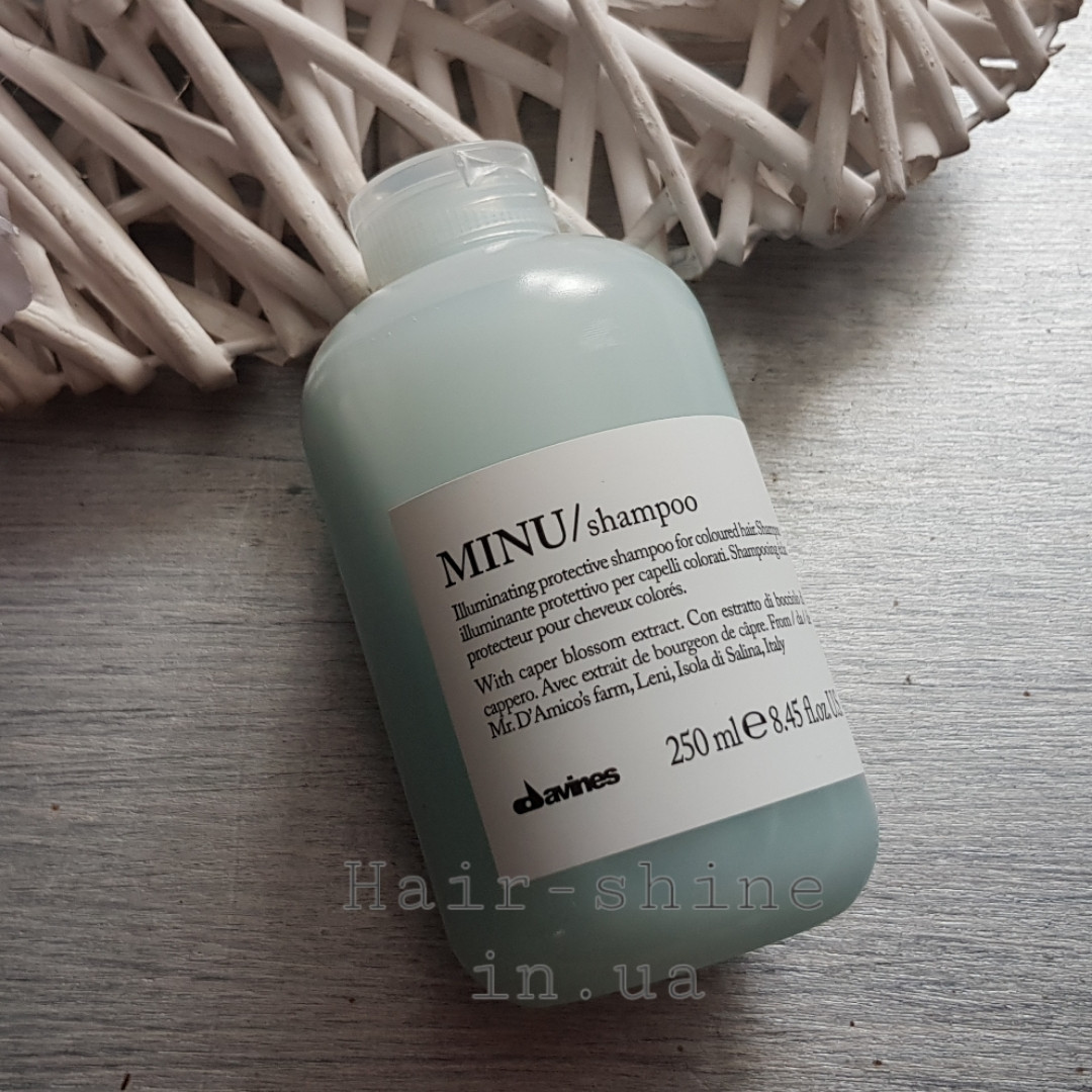 Защитный шампунь для сохранения косметического цвета волос 250 мл Davines Essential Haircare New Minu Shampoo
Защитный шампунь для сохранения косметического цвета волос 250 мл Davines Essential Haircare New Minu Shampoo