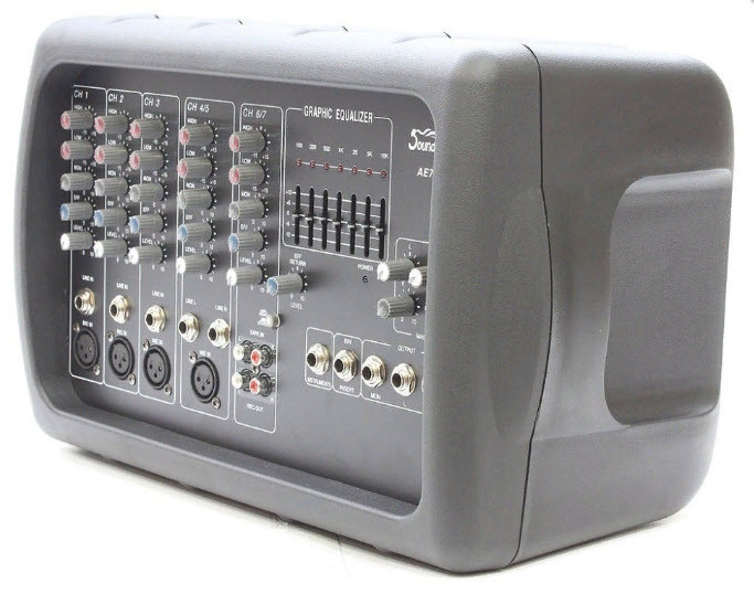 SOUNDKING SKAE72G Микшерный пульт со встроенным усилителем мощности 2 х 100 Вт
SOUNDKING SKAE72G Микшерный пульт со встроенным усилителем мощности 2 х 100 Вт