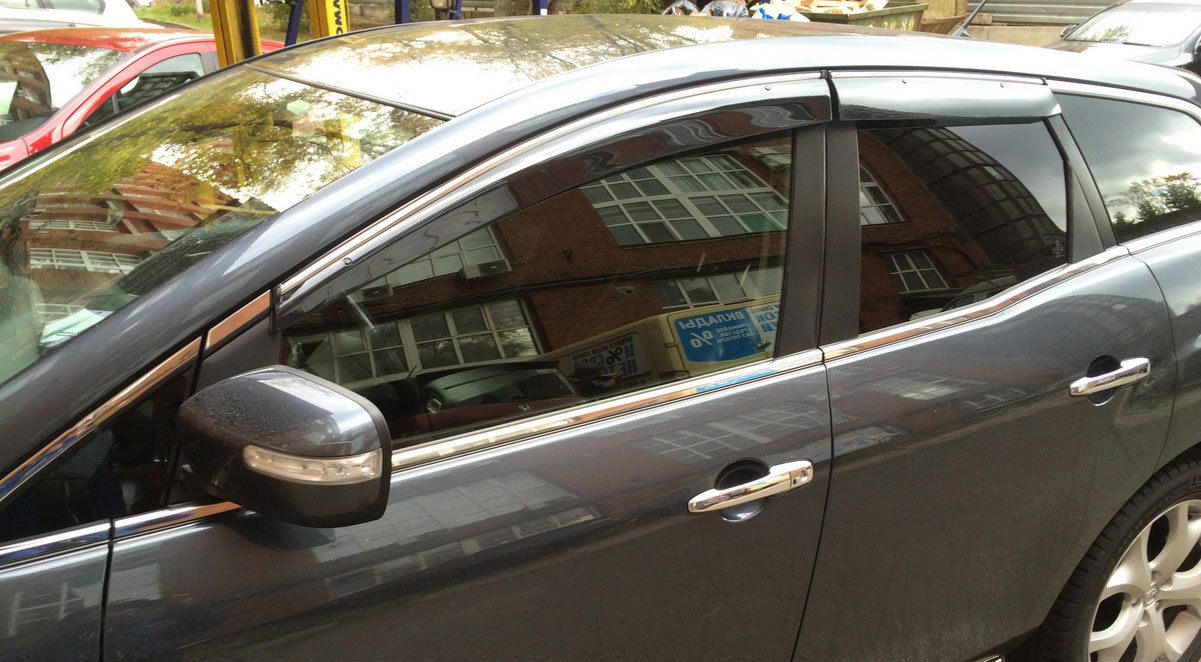 Дефлекторы окон Mazda CX-7 2006- Хром молдинг / Ветровики Мазда ЦХ-7 2006- Хром молдинг
Дефлекторы окон Mazda CX-7 2006- Хром молдинг / Ветровики Мазда ЦХ-7 2006- Хром молдинг