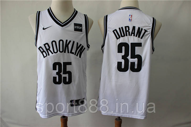 Вышивка белая мужская майка Nike Durant №35(Дюрант) команда Brooklyn Nets сезон 2019-20
Вышивка белая мужская майка Nike Durant №35(Дюрант) команда Brooklyn Nets сезон 2019-20