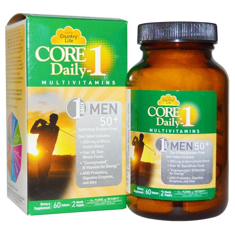 Мультивитамины для мужчин 50+ Country Life "Core Daily-1 Men 50+" комплекс (60 таблеток)
Мультивитамины для мужчин 50+ Country Life "Core Daily-1 Men 50+" комплекс (60 таблеток)