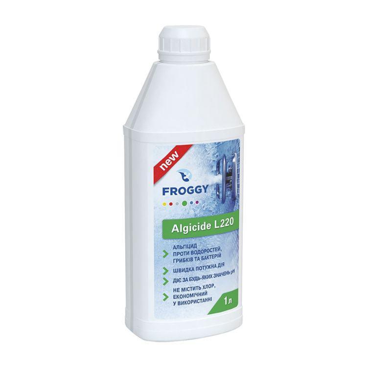 Жидкий альгицид Froggy Algicide L220 20 литров. Средство против водорослей в бассейне.
Жидкий альгицид Froggy Algicide L220 20 литров. Средство против водорослей в бассейне.