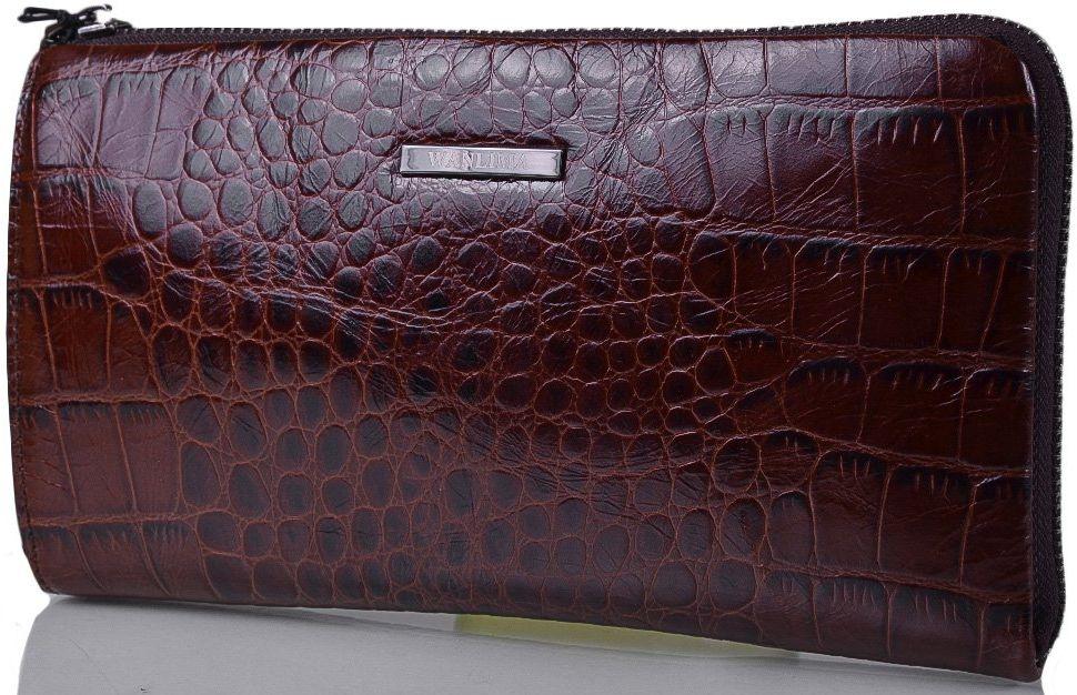 Мужская, кожаная, великолепная борсетка Wanlima W21109480028-dark-coffee коричневая, Коричневый
Мужская, кожаная, великолепная борсетка Wanlima W21109480028-dark-coffee коричневая, Коричневый