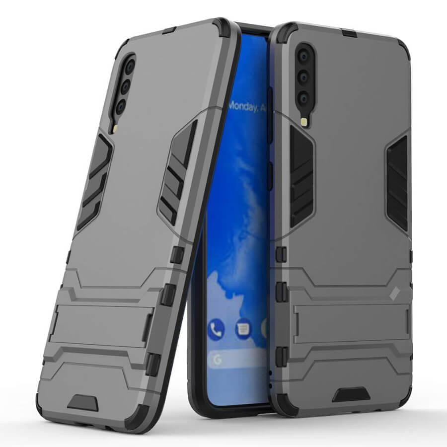 Ударопрочный чехол-подставка Transformer для Samsung Galaxy A70 (A705F) с мощной защитой корпуса Металл / Gun, Металл / gun metal
Ударопрочный чехол-подставка Transformer для Samsung Galaxy A70 (A705F) с мощной защитой корпуса Металл / Gun, Металл / gun metal