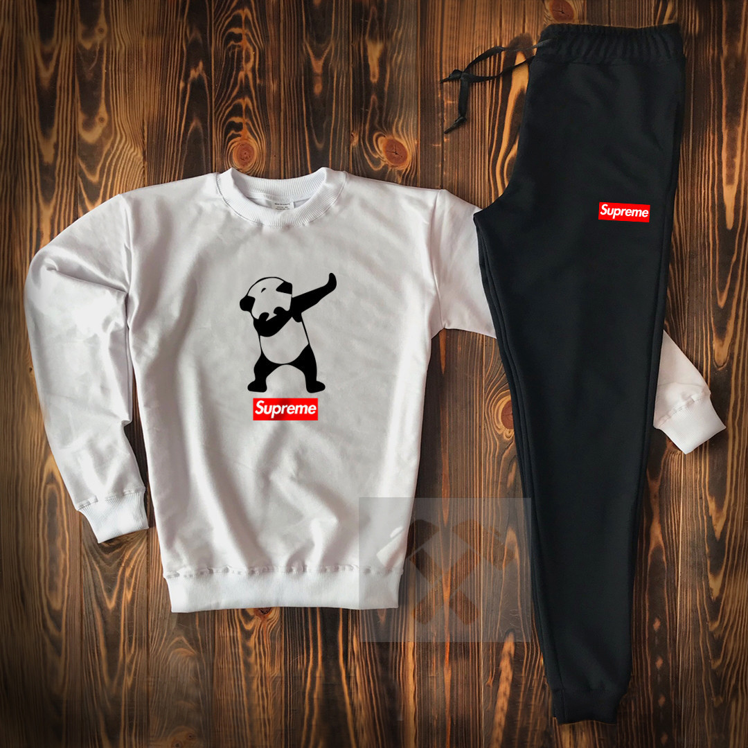 Спортивный костюм мужской Supreme Panda black-white | весенний осенний костюм Свитшот + штаны ТОП качества, Черно-белый
Спортивный костюм мужской Supreme Panda black-white | весенний осенний костюм Свитшот + штаны ТОП качества, Черно-белый