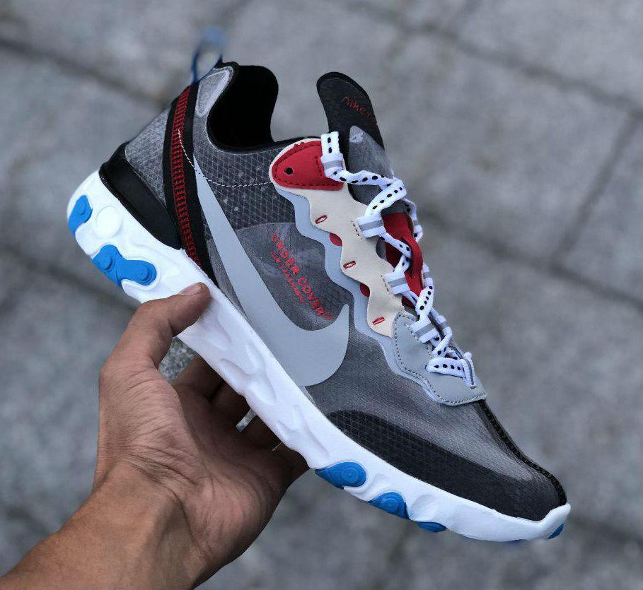 Undercover x React Element 87 Grey Black | кроссовки мужские; летние; рефлектив; серые; найк 10us - 44eur - 28cm, Серый
Undercover x React Element 87 Grey Black | кроссовки мужские; летние; рефлектив; серые; найк 10us - 44eur - 28cm, Серый