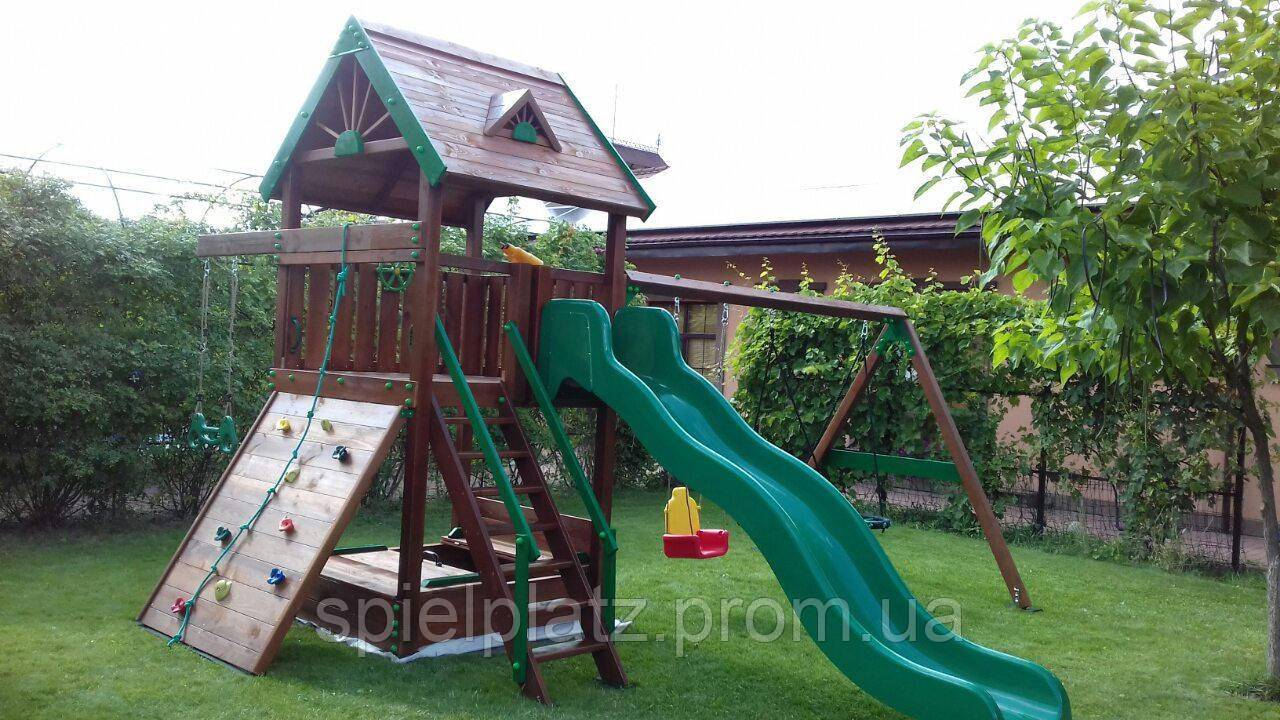 Детская площадка Spielplatz Виланд с альпийской стенкой, песочницей-трансформером, двойной качелью
Детская площадка Spielplatz Виланд с альпийской стенкой, песочницей-трансформером, двойной качелью