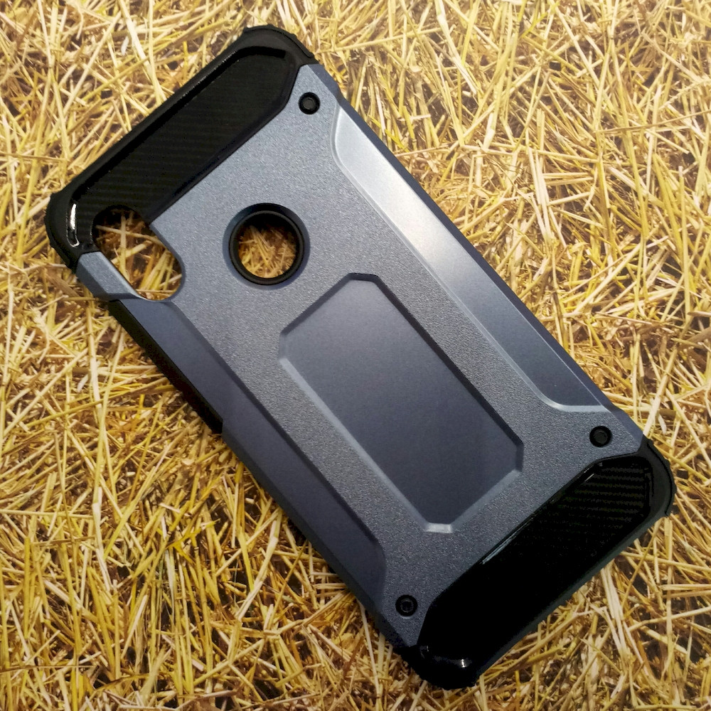 Бронированный противоударный TPU+PC чехол SPIGEN HC для Xiaomi Redmi Note 6 Pro (Синий)
Бронированный противоударный TPU+PC чехол SPIGEN HC для Xiaomi Redmi Note 6 Pro (Синий)