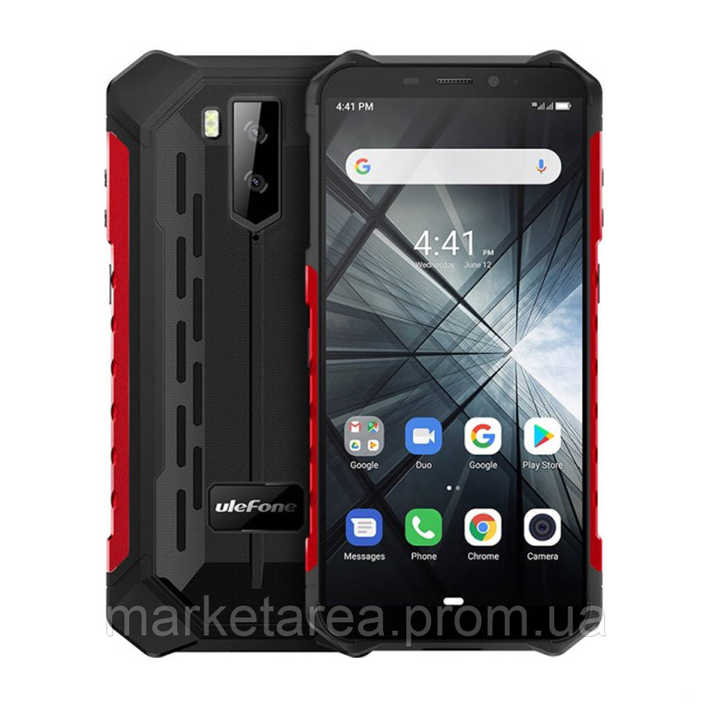 Смартфон водонепроницаемый, противоударный красный с двойной камерой на 2 sim UleFone Armor X3 red 2/32 гб
Смартфон водонепроницаемый, противоударный красный с двойной камерой на 2 sim UleFone Armor X3 red 2/32 гб