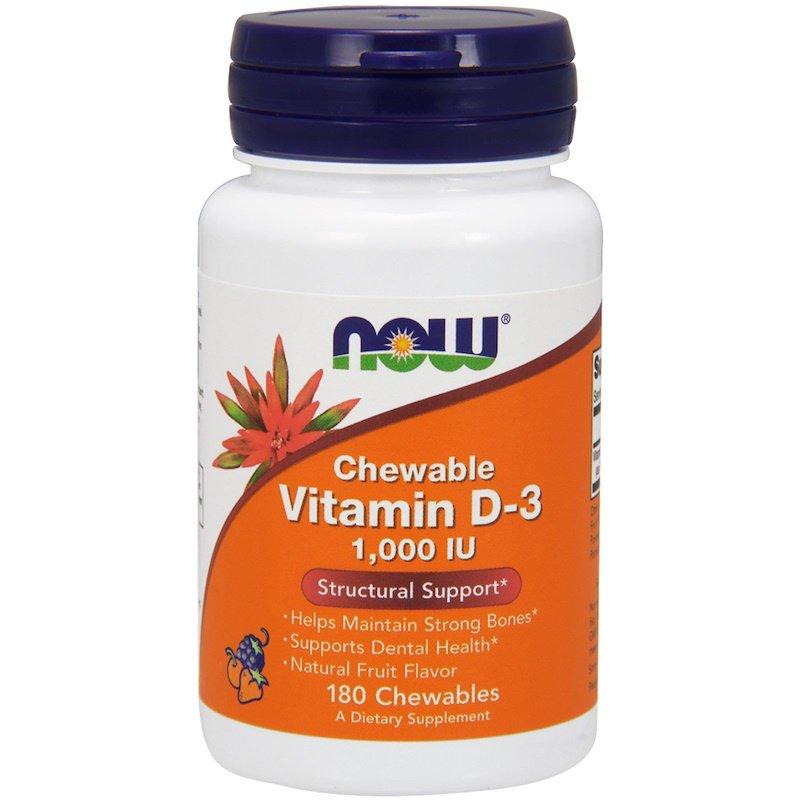 Витамин D3 NOW Foods "Chewables Vitamin D3" с фруктовым вкусом, 1000 МЕ (180 жевательных таблеток)
Витамин D3 NOW Foods "Chewables Vitamin D3" с фруктовым вкусом, 1000 МЕ (180 жевательных таблеток)
