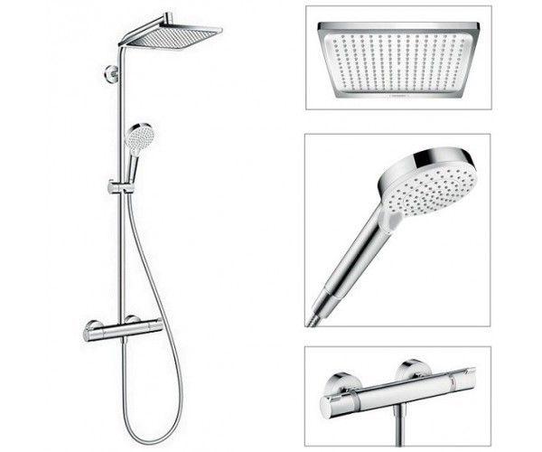 Душевая система с термостатом HANSGROHE Crometta Е 240 2jet Showerpipe, хром ( 27271000 )
Душевая система с термостатом HANSGROHE Crometta Е 240 2jet Showerpipe, хром ( 27271000 )